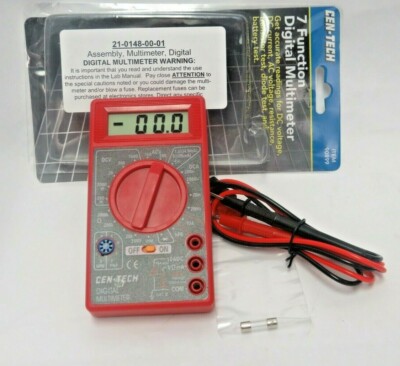 Cen-Tech 7 Function Digital Multi Meter # 90899 New Open Package