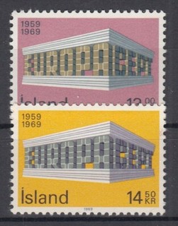 Europa 1969 ISLANDE 383/4 Neuf sans charnière Groupez vos achats 18I/