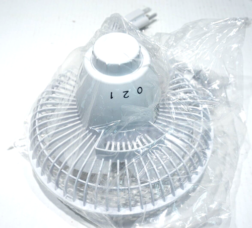 NEW DAYTON 6" NON-OSCILLATING 2-SPEED CLIP-ON / TABLE FAN 410C95 - WHITE - Picture 4 of 5
