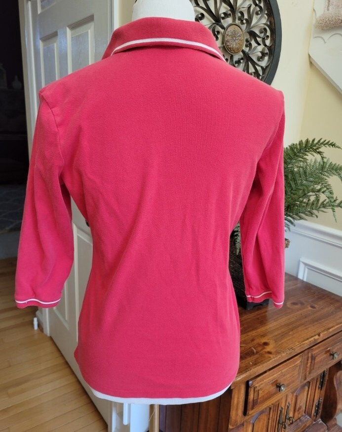 Tommy Womens Sports Shirt Top Short Sleeve EXC thumbnail 2