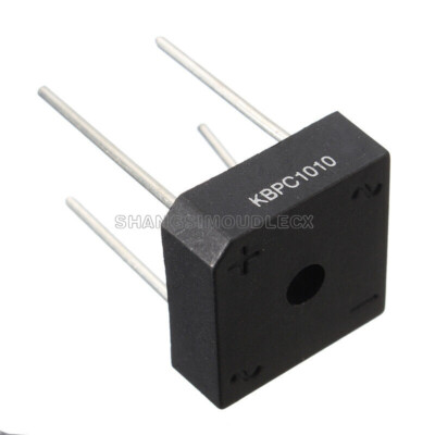 2Pcs Bridge Rectifier KBPC1010 KBPC-1010 10A 1000V NEW