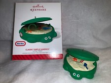 Hallmark Little Tikes Turtle Sandbox 2014 Christmas Ornament. Nostalgic