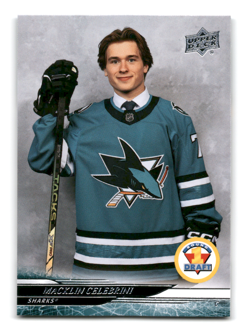2024-25 Upper Deck Extended Macklin Celebrini Rookie RC Draft Pick #743