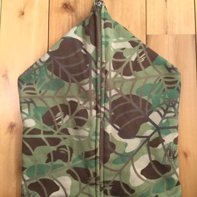 Marvel Comics Spider Man BAPE camo full zip hoodie A Bathing Ape