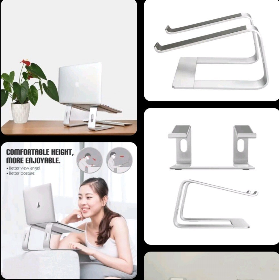 SOUNDANCE, Supporto Sollevatore Per Notebook, In Alluminio, Ergonomico - Foto 8