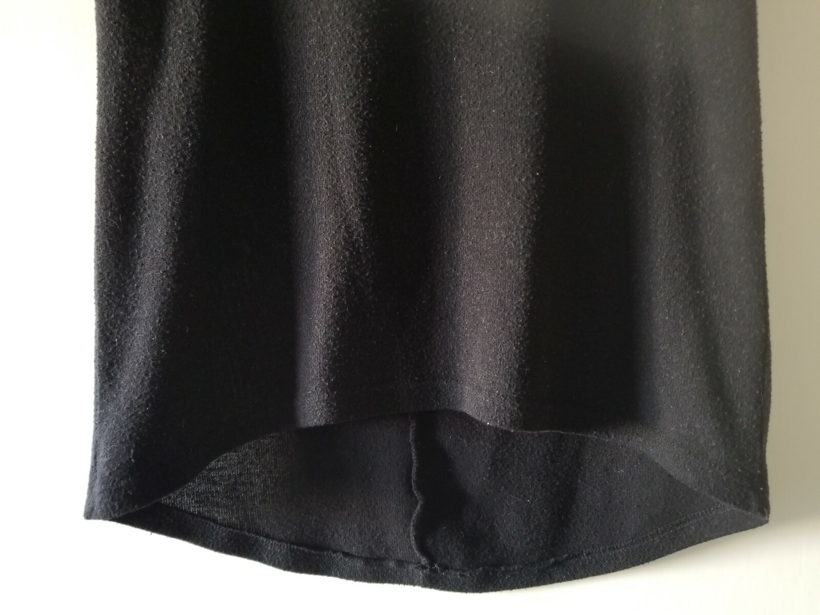 Blushed Basic Solid Black Short Sleeve Blouse wit… - image 3