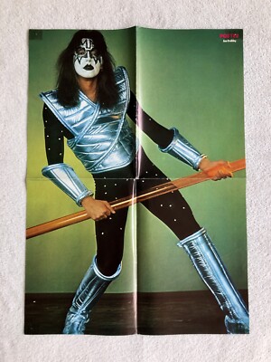 KISS 1978 ACE FREHLEY Swedish Poster Music Magazine 1970s Rare