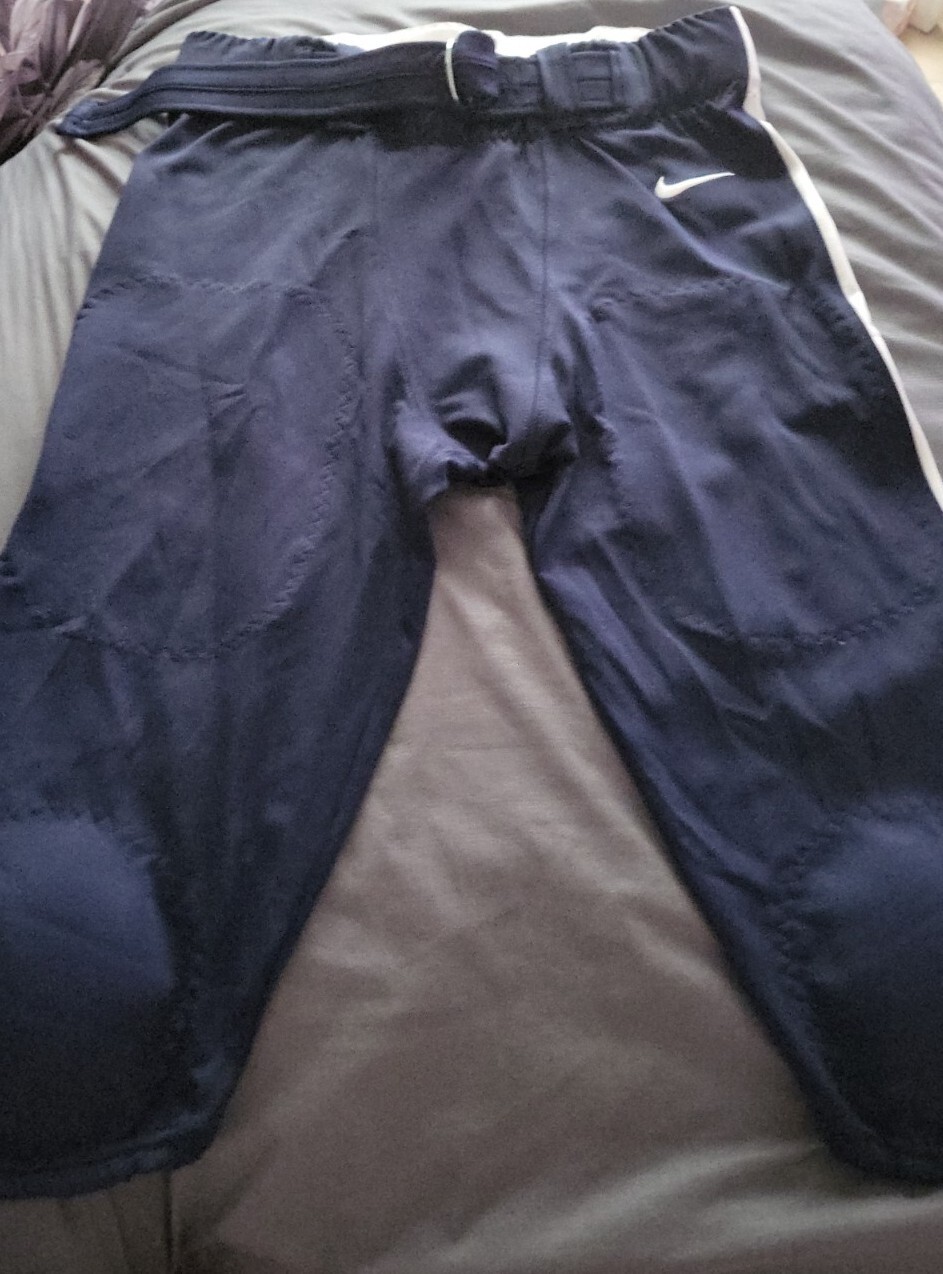 Nike Vapor Untouchable Men's Size Medium Navy Blue Football Pants