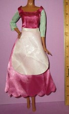 Disney Mattel Cinderella Pink Peasant Princess Dress Gown Outfit Doll Fashion