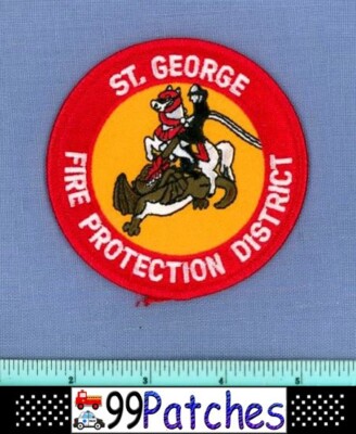 ST GEORGE FIRE PROTECTION DISTRICT COLORADO Fire Rescue Patch DRAGON ...