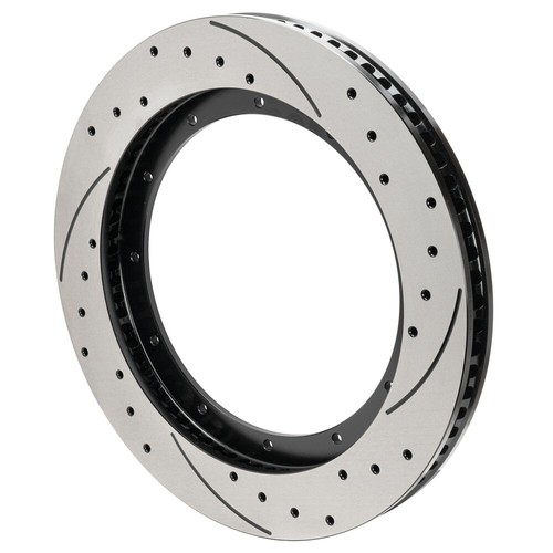 Wilwood Rotor-2.32in Offset-SRP-BLK-Drill-LH 12.19 x .810-5 x 4.75in-.44/.48/.50 Studs main image 0