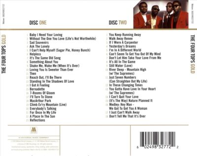 THE FOUR TOPS - GOLD [MOTOWN] NEW CD