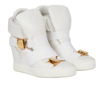 NEW Giuseppe Zanotti Custom Wedge Sneakers Shoes Size Janet Jackson  Owned