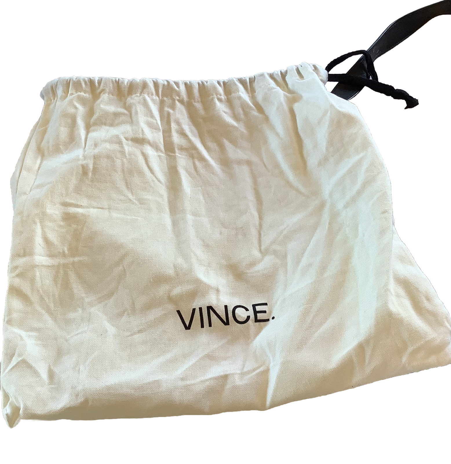 Vince Python Embossed Black Leather Crossbody Han… - image 2