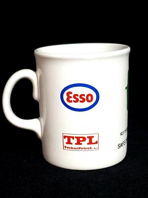 Vintage Esso TPL Fluor Rotterdam Project Advertising Mug Coffee Cup Petroliana