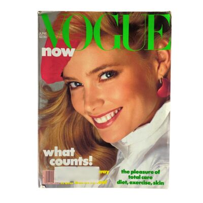 VTG Vogue Magazine June 1982 Kelly Emberg by Richard Avedon | eBay