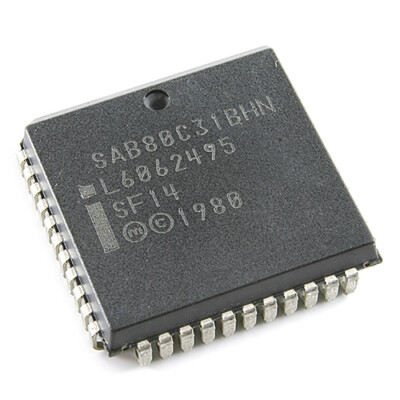 [25pcs] SAB80C31BHN UPC CMOS 8-Bit PLCC44 USED