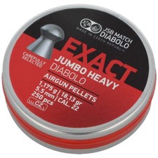 JSB Exact Jumbo Heavy Airgun Pellets  cal. 22 (5.52 mm) 250 pcs (546287-250)