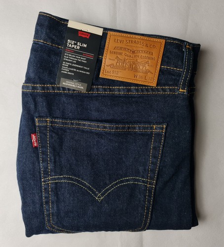 New Men Levis 512 Slim Taper Fit Dark 