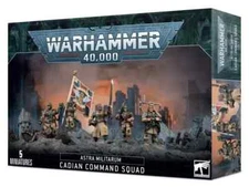 Cadian Command Squad, NOS , Cadia Stands, Astra Militarum, 40K  Free Ship