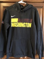 Men's Boy  s Washington Redskins Football Nike Dri-Fit Black Hoodie Sz Small Sm