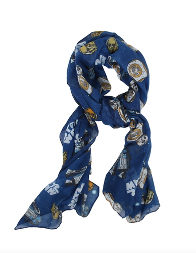 Loungefly Star Wars Droide länglicher Schal R2-D2, C3P0 & BB-8 Disney - Bild 2 von 3