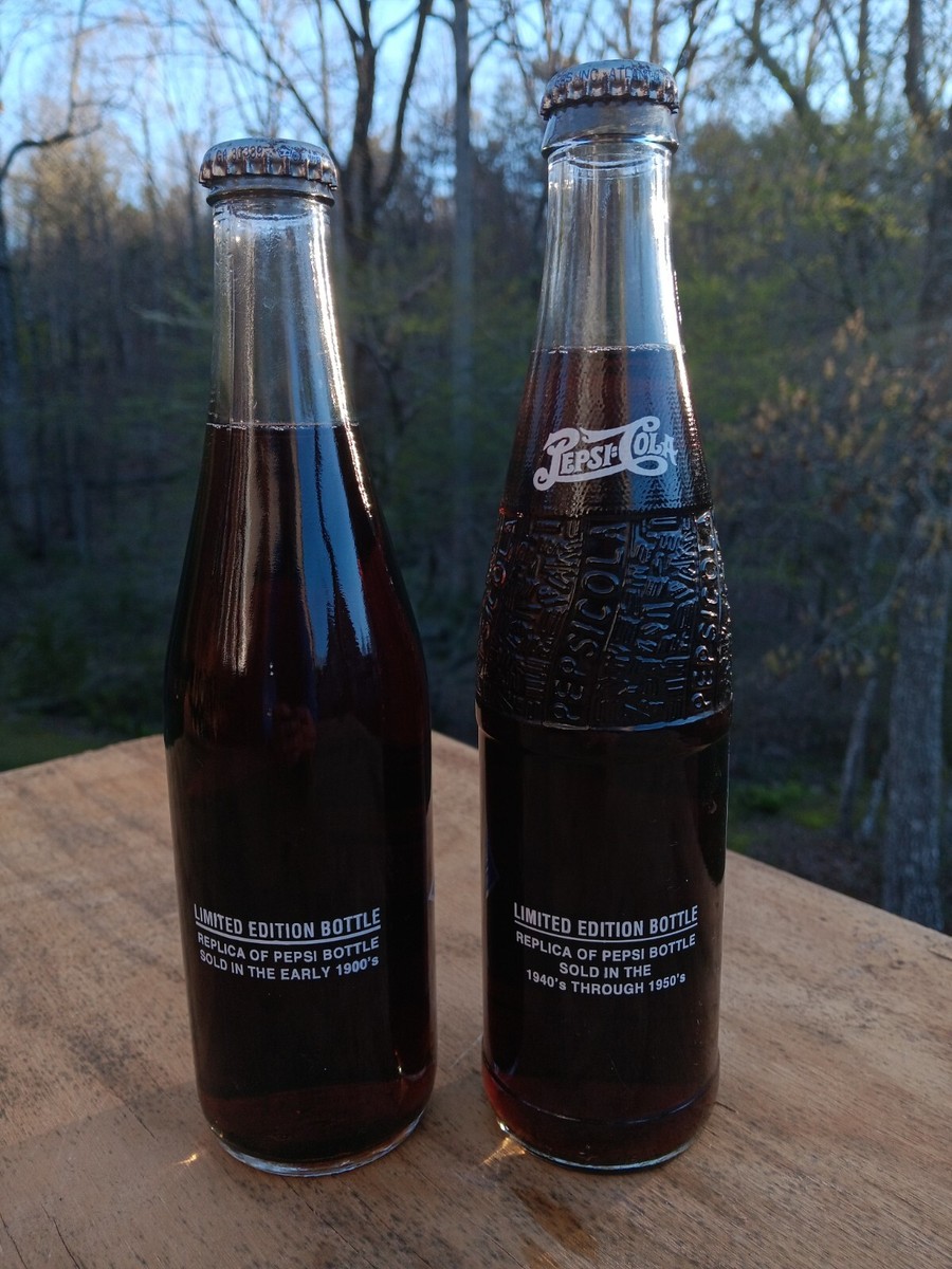 PEPSI-COLA 1900s-1950s 12oz Limited Edition Bottles From