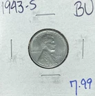 1943-S LINCOLN WHEAT CENT ~ BU - STEEL ~BEAUTIFUL COIN~