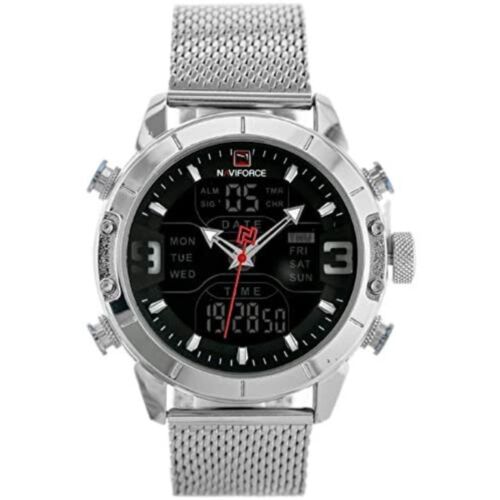 NAVIFORCE NF9153S S/B STAINLESS STEEL MEN'S WATCH - Picture 1 of 7