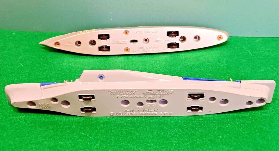 Matchbox Sea Kings K304 Aircraft Carrier -K303 Battleship -1976 - Immagine 3 di 3
