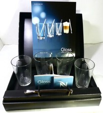 Nespresso Glass Collection 1 X 4 Glass Recipe 4 Spoons W Sku 3393/4,Rare,New