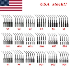 5× Dental Ultrasonic Piezo Scaler Tips fit Woodpecker EMS /DTE SATELEC Handpiece