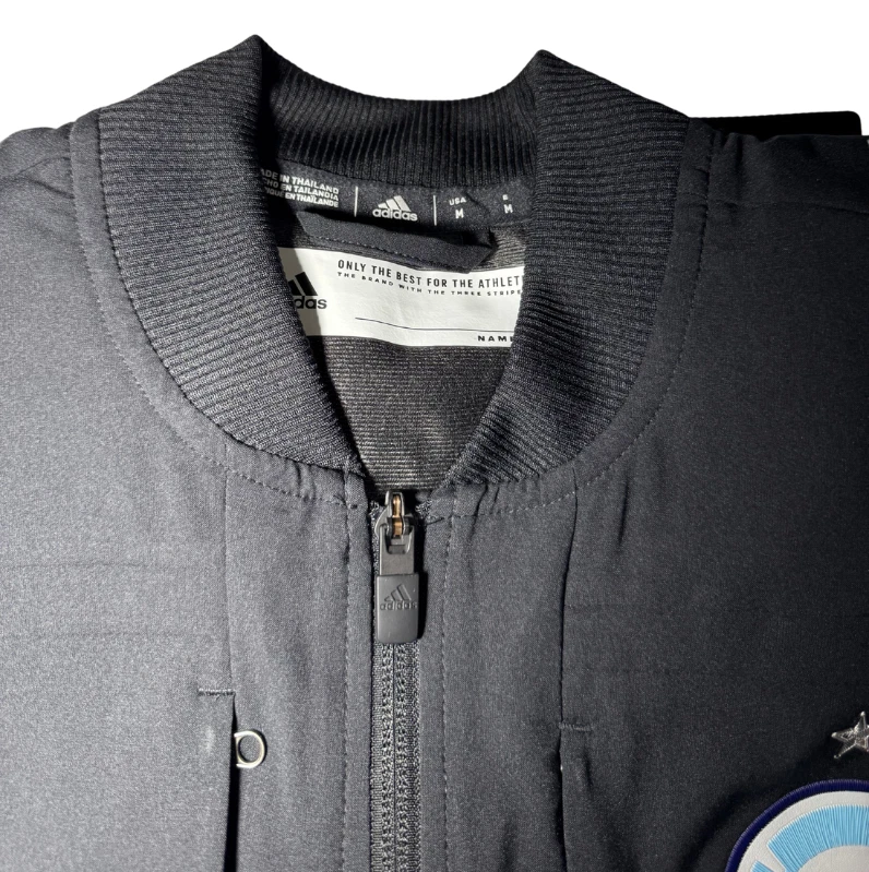 Chicago Fire FC РЕДКАЯ Adidas черный Bomber куртка - Изображение 3 из 4