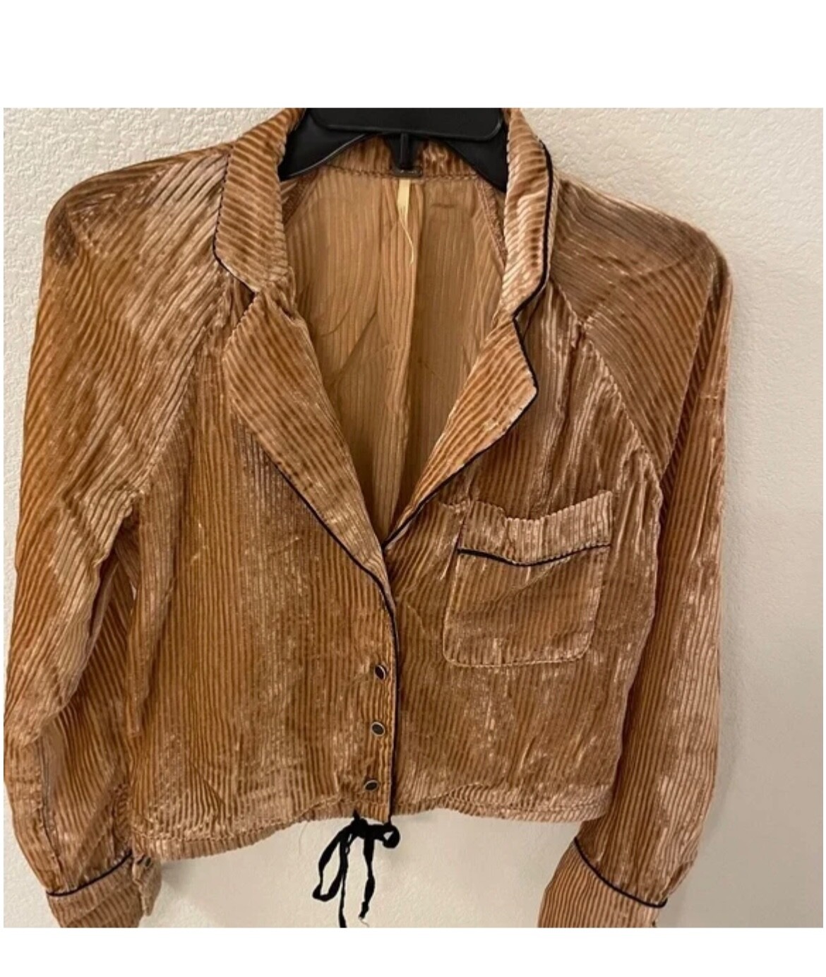 FREE PEOPLE Lightweight Button Down Jacket Champa… - image 1