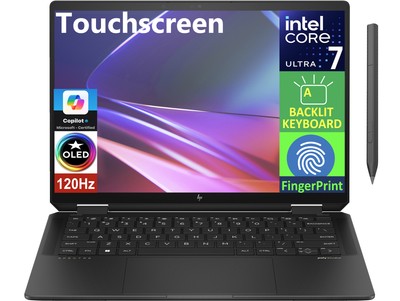 HP Spectre x360 14'' Touch OLED 2in1 Laptop Intel Ultra 7-155H 32GB 1TB SSD W11P