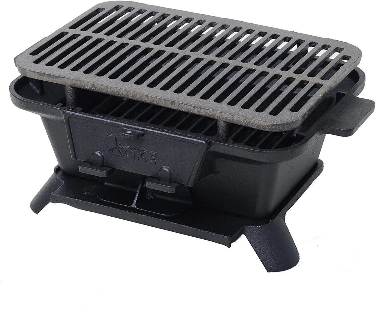 ONOE Durable Hibachi Charcoal Grill Barbecue Tabletop Outdoor