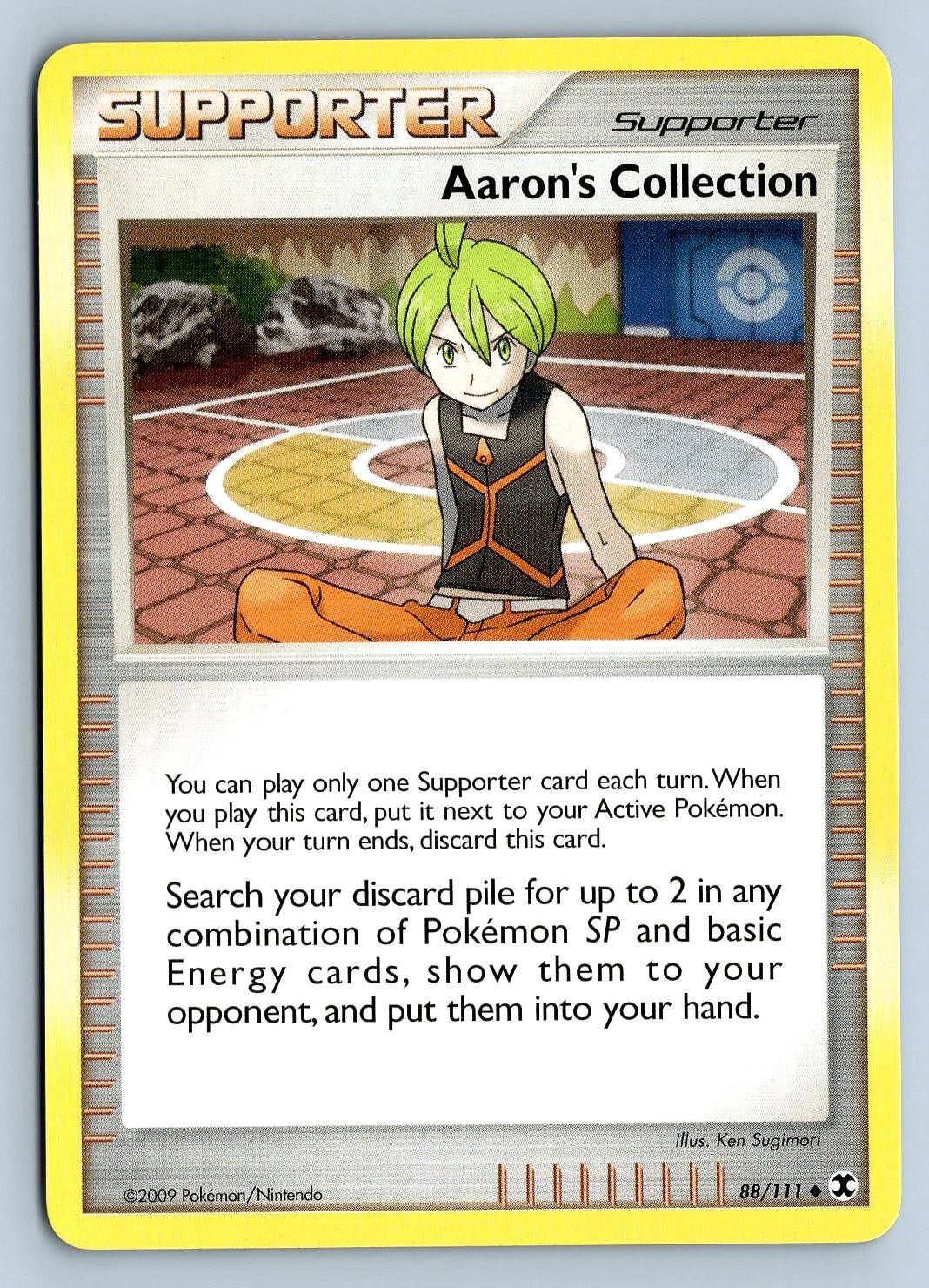 AARON'S COLLECTION 88/111 UNCOMMON RISING RIVALS POKEMON MP