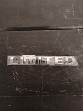 2014-2022 Jeep Grand Cherokee Limited Chrome Rear Hatch Liftgate Emblem 68241037 2014-2022 Jeep Grand Cherokee Limited Chrome Rear Hatch Liftgate Emblem 68241037