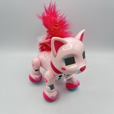 Spin Master ZOOMER Meowzies Interactive PINK Kitty with Lights  Sound