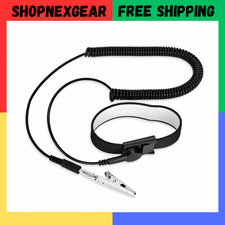 Anti Static Wrist Strap Adjustable ESD Grounding Band for PC Electronics Repair