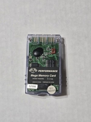 Performance Mega Memory Card P-110A For PS1 and PS2 Not Tested