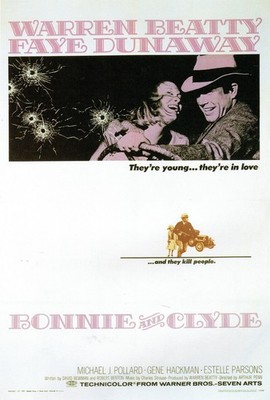 Bonnie and Clyde Us 1967 kleines Filmplakat Kunstdruck inspiriert Kunst Unterhaltung