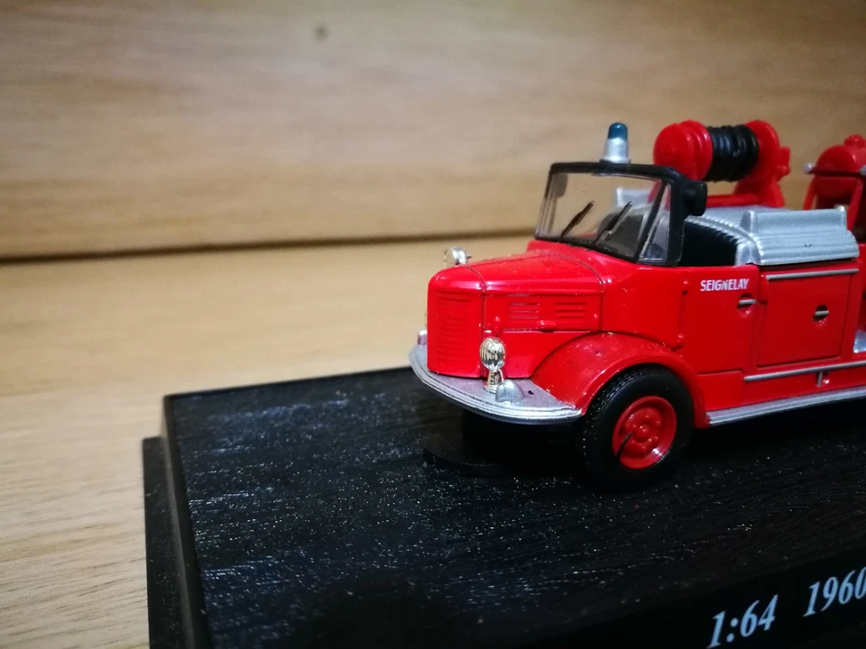 Camión de bomberos Premier Secours Hotchkiss 1960 modelo Del Prado diecast Francia Foto 2 de 4