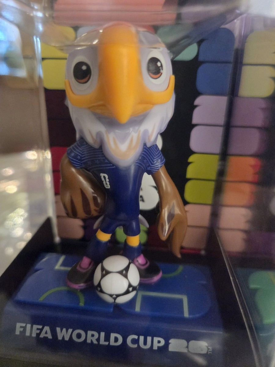 2026 World Cup Mascot Figures Set (3) w/ Display Case – Soccer
