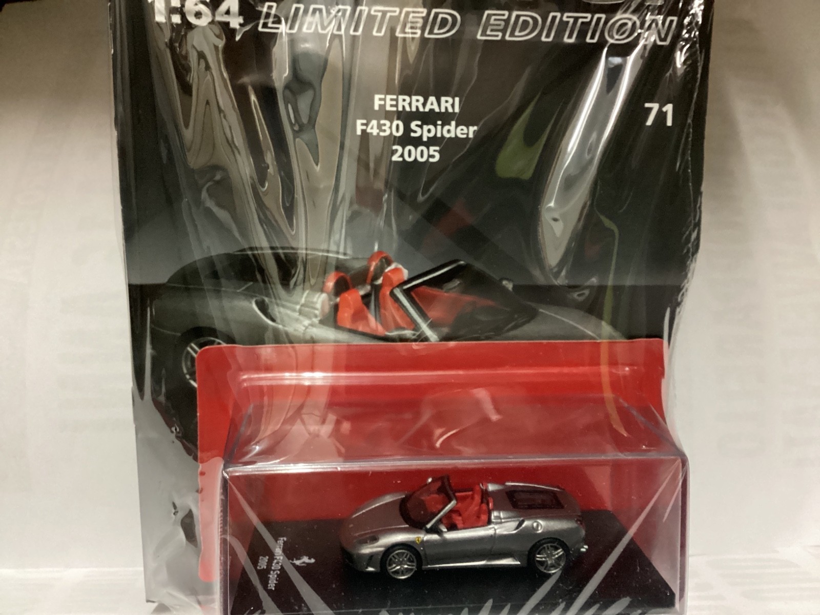 FERRARI F430 SPIDER 2005 1/64 Die-Cast + Booklet, Centauria, Limited Edition