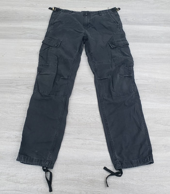 Carhartt WIP Aviation Cargo Pants Men's 32x32 Black Ripstop Work In Progress