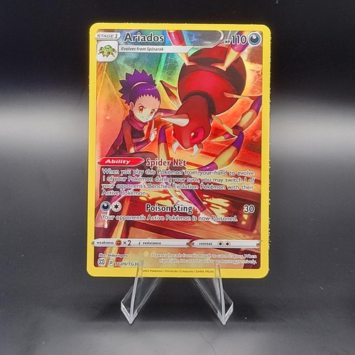 Ariados TG09/TG30 Holo Brilliant Stars Trainer Gallery Pokemon Card