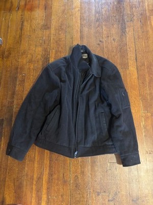 Columbia Sportswear Company Men's Black Fleece Bomber Jacket Size M