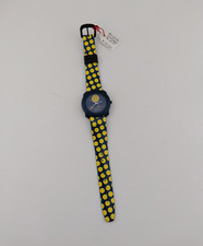 Bulova United Colors of Benetton Quarz Armbanduhr Punkte blau/gelb NOS
