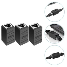 3 Adaptateur de réseau d'extension de câble Ethernet Pcs